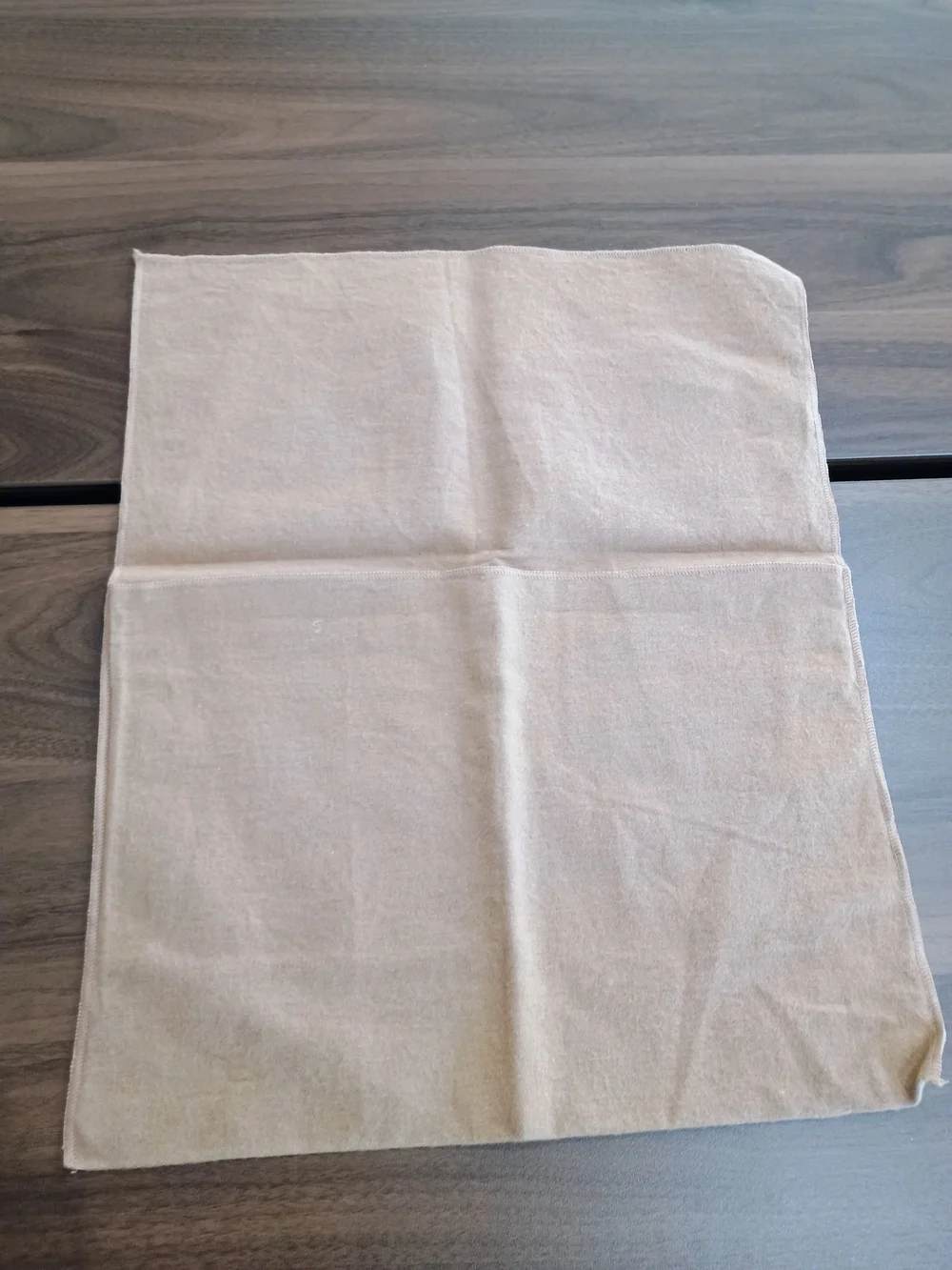 Louis Vuitton Beige Dust Bag with LV Logo